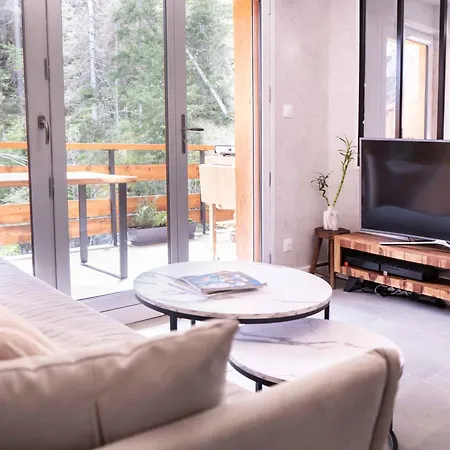 Au Loup Blanc Avec Vue Mont Blanc Apartament