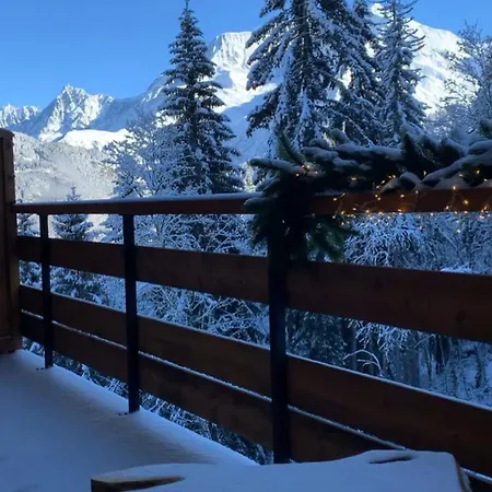 Au Loup Blanc Avec Vue Mont Blanc Appartamento *