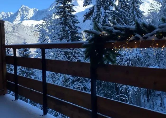 Au Loup Blanc Avec Vue Mont Blanc 公寓 *