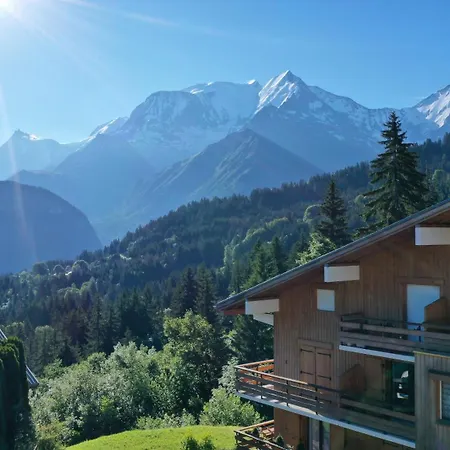 アパート Au Loup Blanc Avec Vue Mont Blanc サン・ジェルヴェ・レ・バン